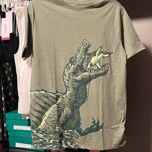 NEW!!  Boys Green Dinosaur Graphic Tee